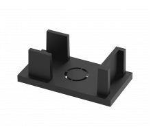 Внутренний соединитель для магнитного накладного шинопровода угловой Crystal Lux CLT 0.216 02 BL