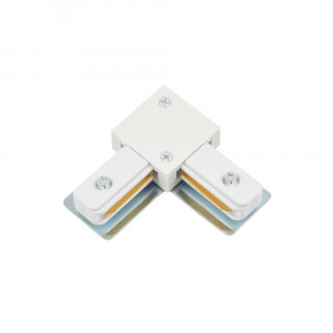 Коннектор угловой для однофазного шинопровода Myfar Accessories for Single MT0101-CL-W