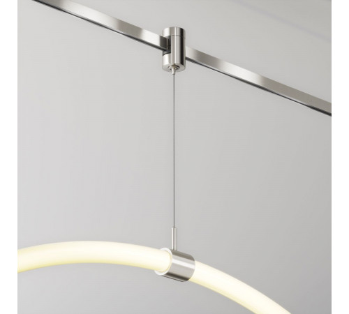 Коннектор с тросовым подвесом для магнитного шинопровода Maytoni Technical Tau Flarity TRA154SW-1PT Коннектор с тросовым подвесом для магнитного шинопровода Maytoni Technical Tau Flarity TRA154SW-1PT
