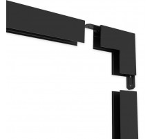 Угловой соединитель внутренний для накладного шинопровода AM Group AM544 BK SMART