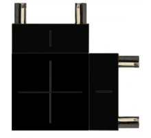 Коннектор угловой Эра TRM-S5-CC BK Б0059030