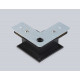 Коннектор питания угловой Ambrella Light Track System GL7166