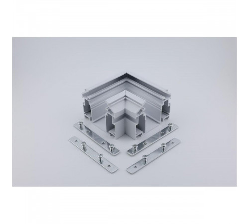 Соединитель для магнитного шинопровода угловой плоский для натяжного потолка Aployt Magnetic track 220 APL.0286.10.02