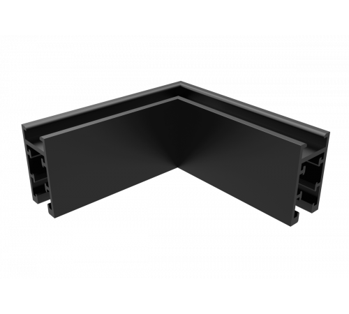 Соединитель для магнитного накладного шинопровода угловой Crystal Lux CLT 0.216 04 BL