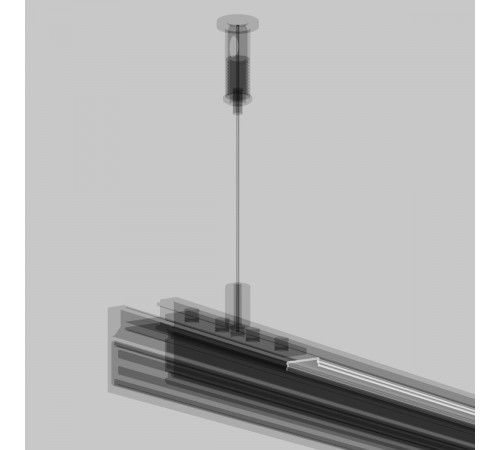 Рассеиватель для низкпрофильного накладного шинопровода Maytoni Technical TRAMN034DC-2W