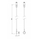 Держатель трека Arlight ART-APRIORI-HOLDER-HANG-TUBE-L1500 (BK) 049321