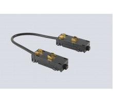 Соединитель питания угловой для накладного шинопровода 220V Crystal Lux CLT 0.205 04 BL