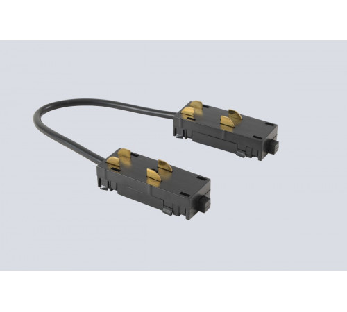 Соединитель питания угловой для накладного шинопровода 220V Crystal Lux CLT 0.205 04 BL