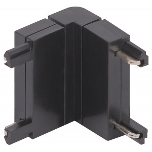 Коннектор  угловой внутренний для тонкого магнитного шинопровода Эра TRM-S5-CCW BK