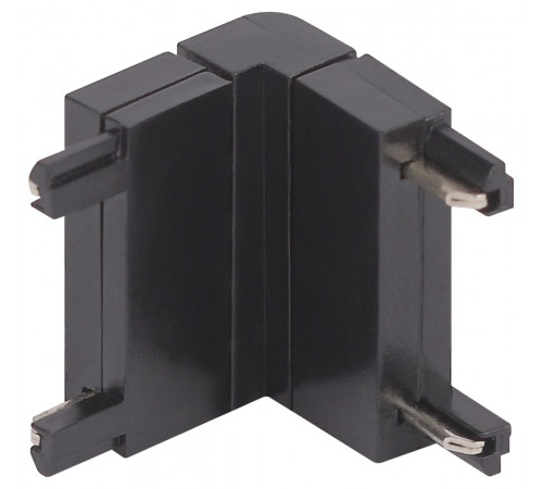 Коннектор  угловой внутренний для тонкого магнитного шинопровода Эра TRM-S5-CCW BK