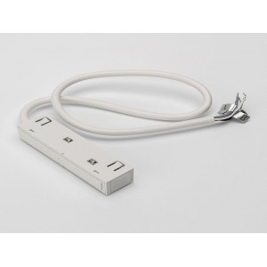 Коннектор питания с проводом, 48В, белый, 2,5 м Lumker SY-LINK-CN1-WH-2.5 00-00037954