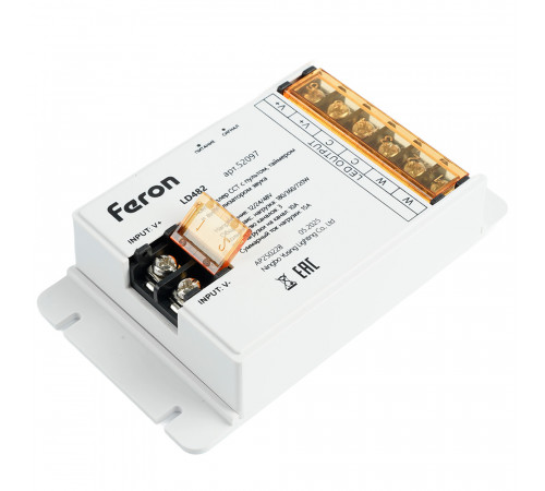 Контроллер CCT с пультом, таймером и визуализатором звука Feron LD482 12-24-48V 52097