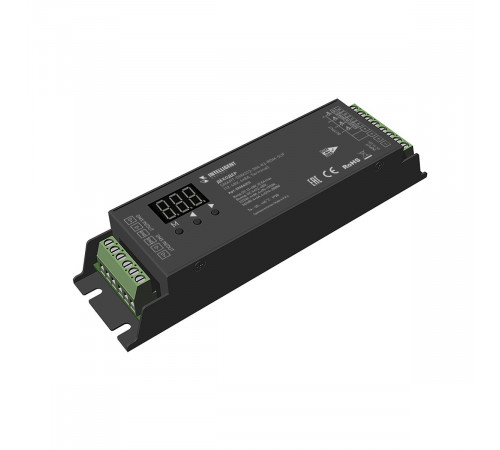 Декодер Arlight SMART-DMX512-304-83-RDM-SUF Black (12-48V, 4x8A, Terminal) (IARL, IP20 Металл) 026562(1)