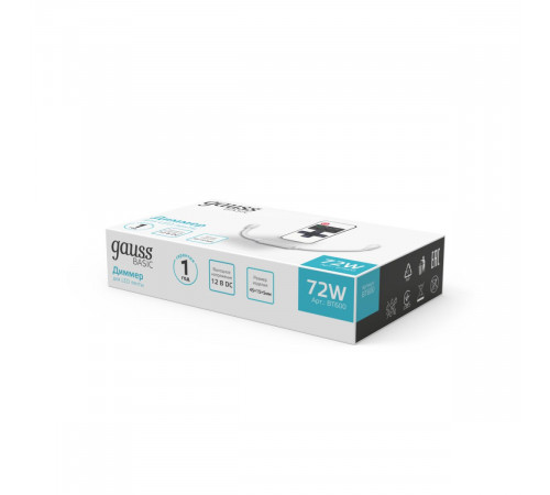 Диммер Gauss Basic 72Вт DC12В IP20 BT600