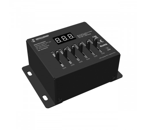 Контроллер Arlight SMART-DMX-301-43-6G-SUF Black (5-24V, Console) (IARL, IP20 Металл) 033759(1)