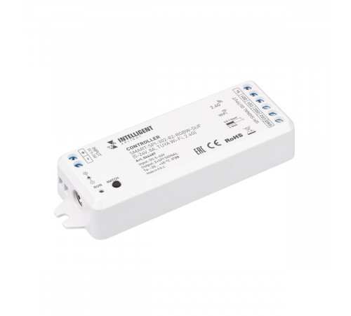 Контроллер Arlight SMART-SPI-302-82-RGBW-SUF (5-24V, 8A, TUYA Wi-Fi, 2.4G) 046487 Контроллер Arlight SMART-SPI-302-82-RGBW-SUF (5-24V, 8A, TUYA Wi-Fi, 2.4G) 046487