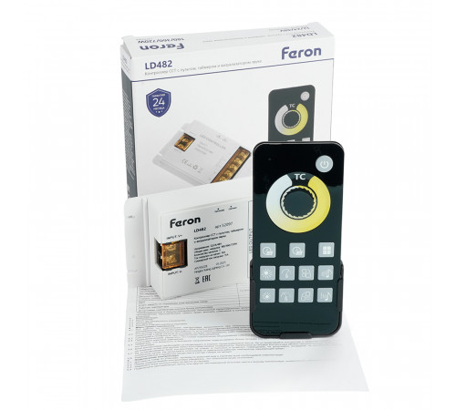 Контроллер CCT с пультом, таймером и визуализатором звука Feron LD482 12-24-48V 52097