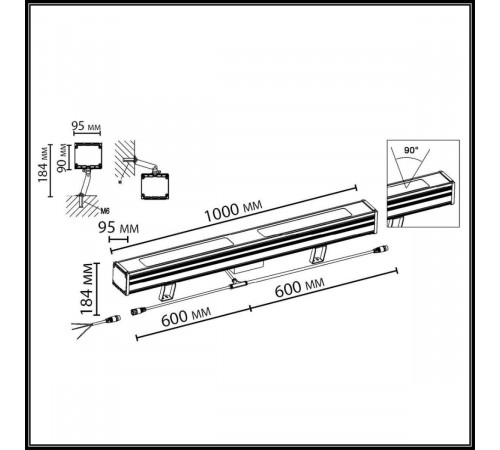Ландшафтный светильник Odeon Light Hightech Waterfall IP65 7186/80FL