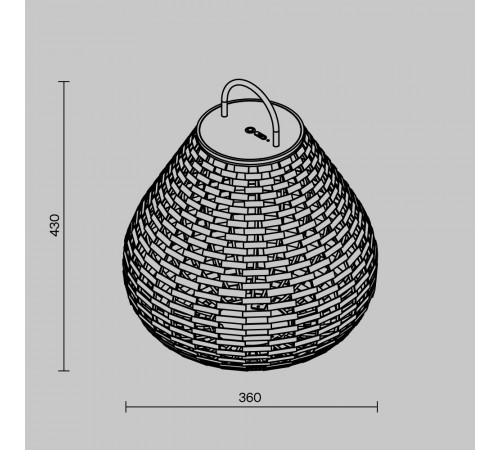 Ландшафтный светильник Maytoni Plet O530FL-L5B3K