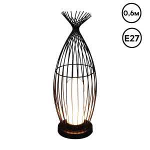 Ландшафтный светильник Reluce 09981-0.7-001JH 0.6M E27 BK RLOS