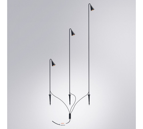 Ландшафтный светильник Arte Lamp Muliphein A1084PA-3BK