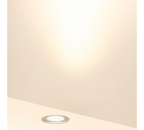 Ландшафтный светильник Arlight LTD-DAFNA-GROUND-R160-16W Warm3000 (SL, 45 deg, 230V) (IP67 Металл) 061196