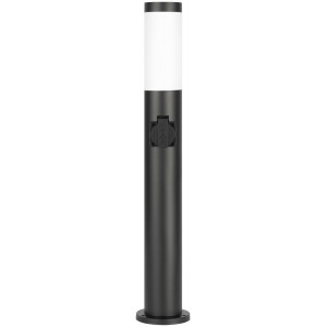 Ландшафтный светильник ЭРА Беллона GBF-103-1-BL-0650 230В Е27 IP54 черный с розеткой Б0071048