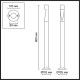 Ландшафтный светильник Odeon Light Nature Frankie 7206/5GLA