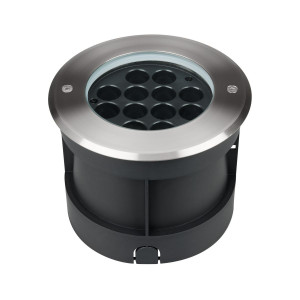 Ландшафтный светильник Arlight LTD-DAFNA-GROUND-R180-25W Warm3000 (SL, 35 deg, 230V) (IP67 Металл) 056554