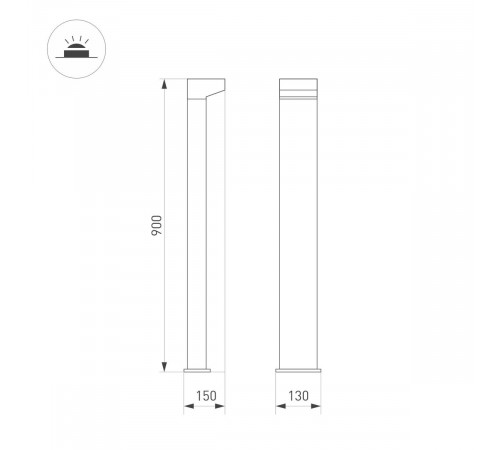 Ландшафтный светильник Arlight LGD-JASMUS-BOLL-H900-12W Warm3000 (BK, 93 deg, 230V) 050732 Ландшафтный светильник Arlight LGD-JASMUS-BOLL-H900-12W Warm3000 (BK, 93 deg, 230V) 050732