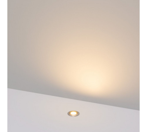 Ландшафтный светильник Arlight ART-PELURU-GROUND-R23-1W Warm3000 (SL, 100 deg, 24V) (IP67 Металл) 057833