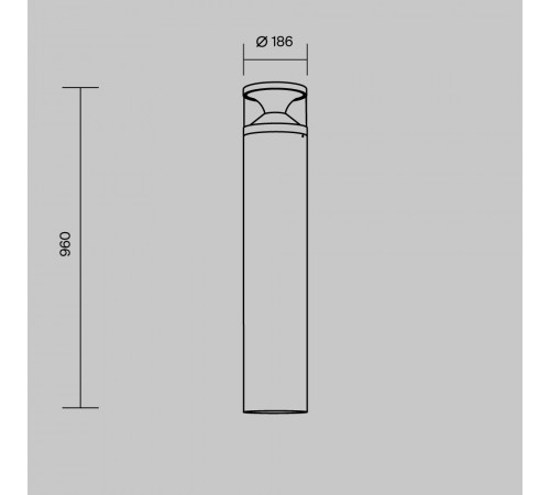 Ландшафтный светильник Maytoni Pyro O496FL-L21B3K2