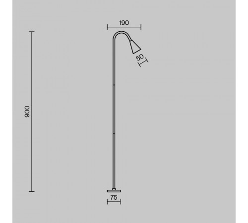 Ландшафтный светильник Maytoni Barb O531FL-L3B3K1