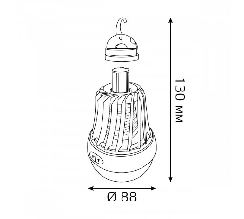 Антимоскитный светодиодный светильник Gauss Mosquito GMQ02