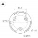 Ландшафтный светильник Arlight LGD-GUIDE-BOLL-H1000-20W Warm3500-MIX (GR, 280 deg, 230V) 047690