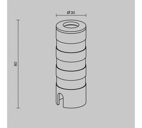 Уличный встраиваемый светильник Maytoni Vent O516DL-L3S3K