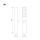 Ландшафтный светильник Arlight LGD-TILLIS-BOLL-SOCKET-H900-12W Warm3000 (GR, 92 deg, 230V) 055038