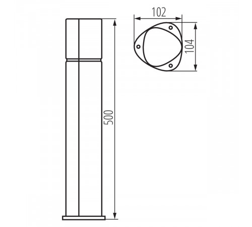 Ландшафтный светильник Kanlux Canor 36582
