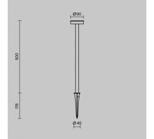 Ландшафтный светильник Maytoni Stake O503FL-L4B3K1