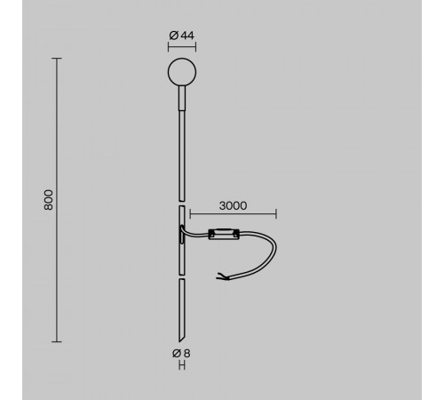 Ландшафтный светильник Maytoni Shin O523FL-L2BS3K