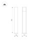 Ландшафтный светильник Arlight LGD-SEKVOYA-BOLL-H900-11W Warm3000 (BK, 120 deg, 230V) 054980
