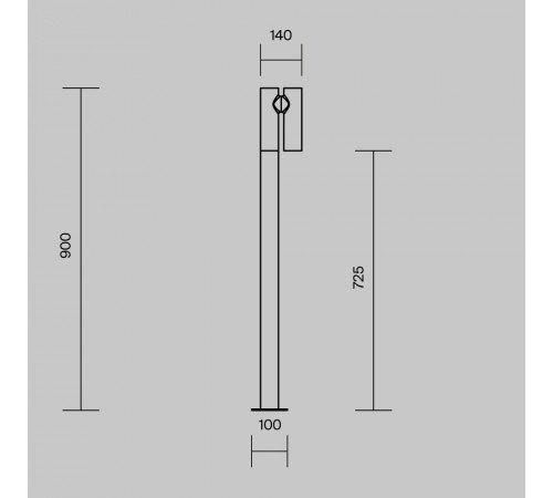 Ландшафтный светильник Maytoni Torq O494FL-L10B3K