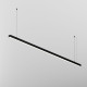 Линейный подвесной светильник Maytoni Technical 3000K 35x35 (Черный, 2 м) LL312015