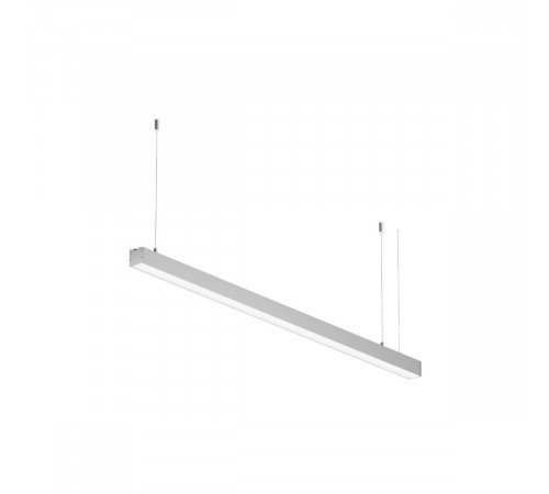 Линейный подвесной светильник Maytoni Technical 3000K 35x35 (Серебро, 1 м) LL312003