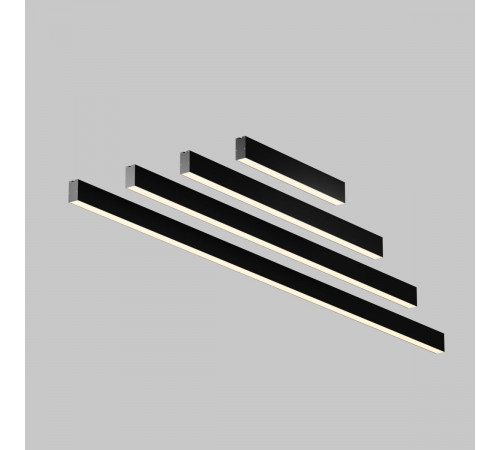 Линейный подвесной светильник Maytoni Technical 3000K 35x67 (Черный, 1 м) LL312043