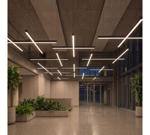 Модульный светильник L-образный Uniel ULO-N11L-8W/6500K/120D IP40 BLACK UL-00013278