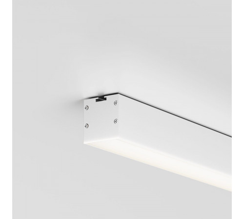 Линейный накладной светильник Maytoni Technical 4000K 35x35 (Серебро, 1 м) LL311004