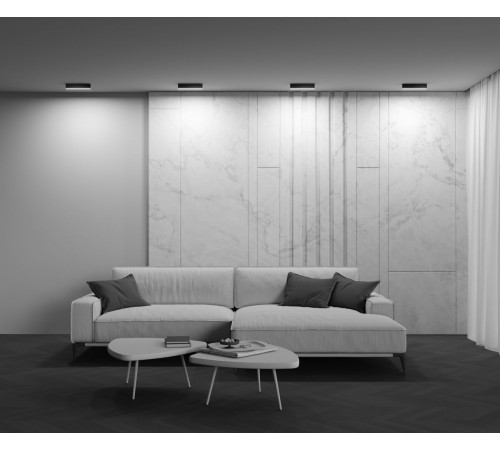 Линейный потолочный светильник Maytoni Basis C068CL-20W3-6K-B Линейный потолочный светильник Maytoni Basis C068CL-20W3-6K-B