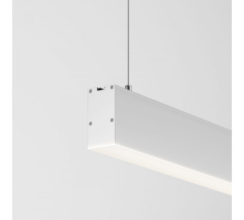 Линейный подвесной светильник Maytoni Technical 4000K 35x67 (Серебро, 1 м) LL312036
