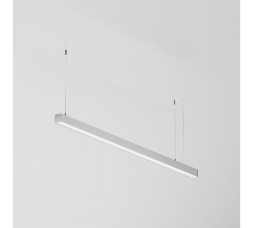 Линейный подвесной светильник Maytoni Technical 4000K 35x35 (Серебро, 1 м) LL312004
